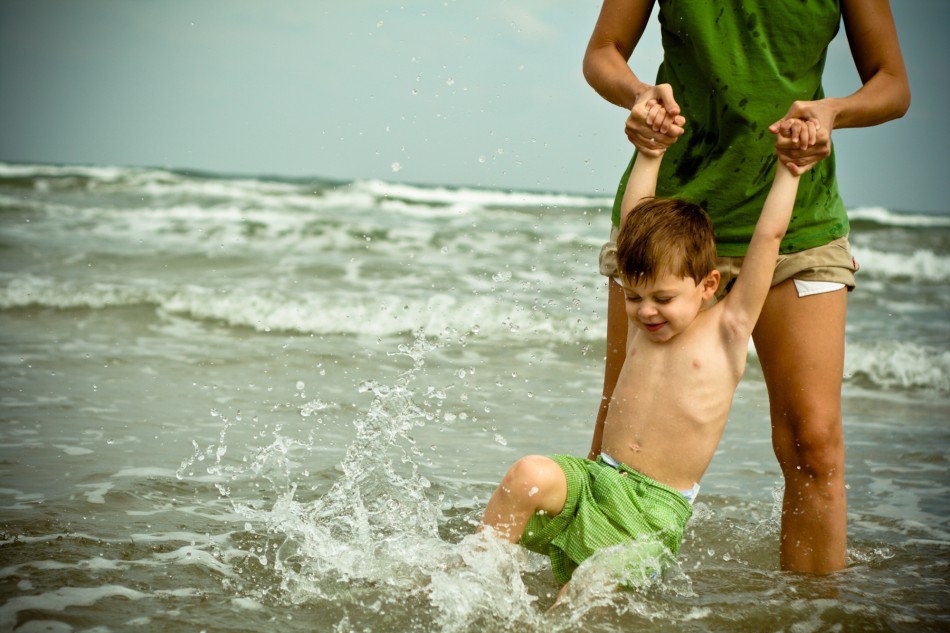 Splash in the Waves